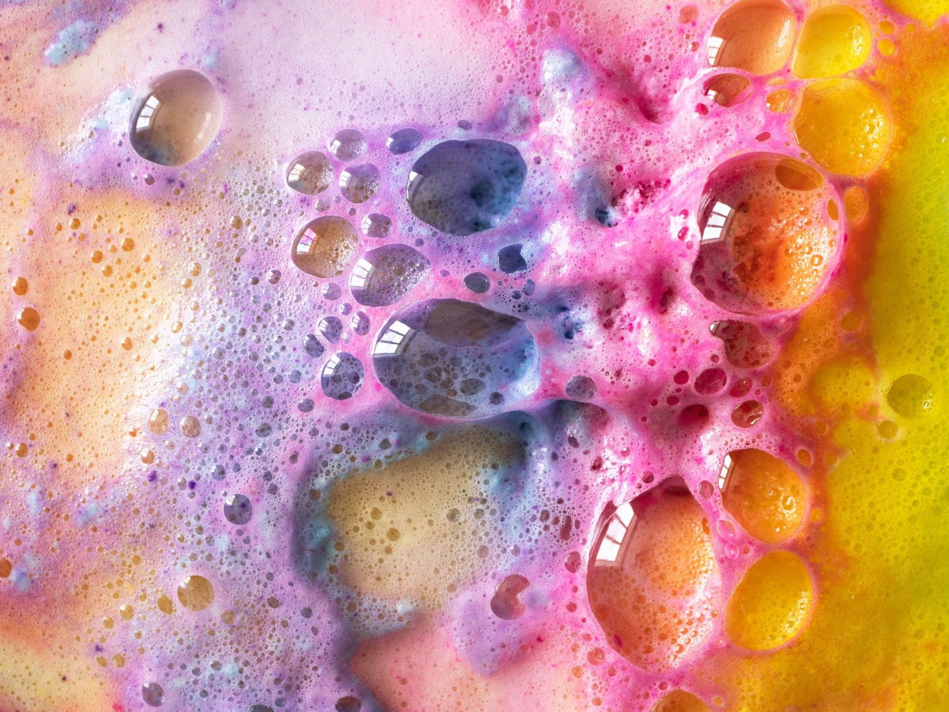 colorful bathwater