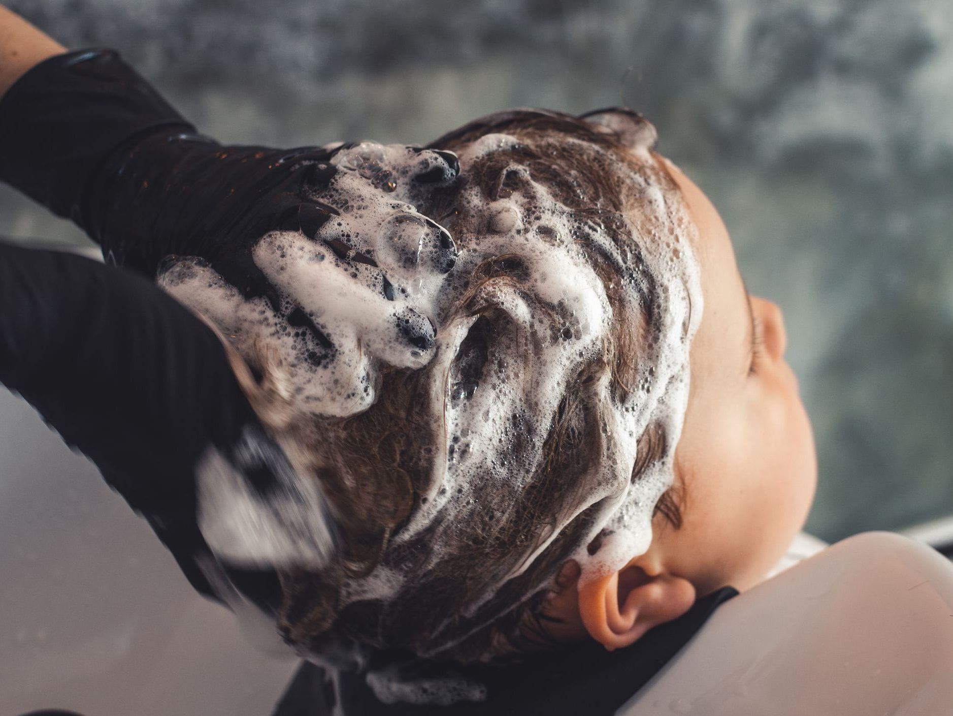 lathering hair rinse