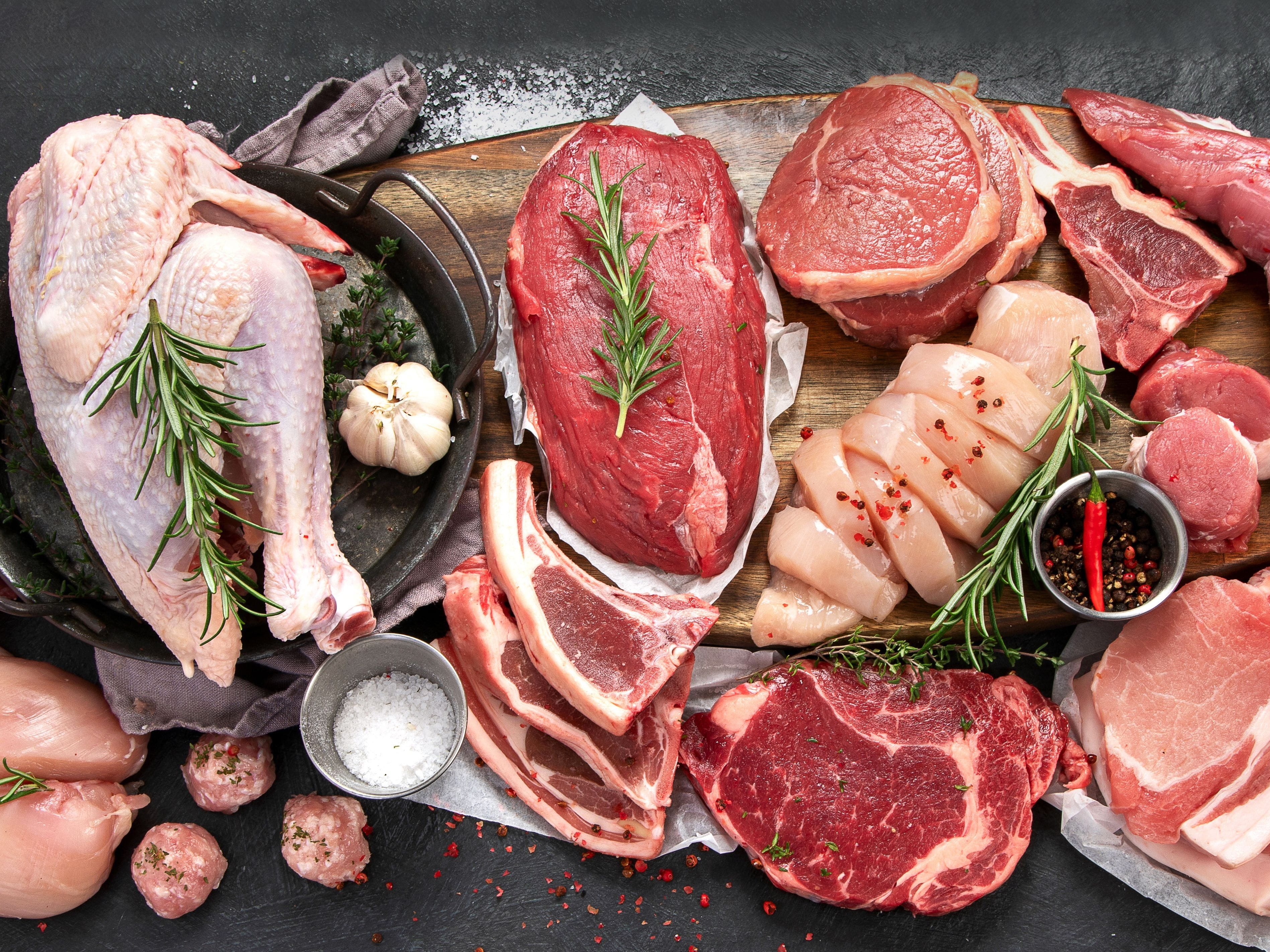 raw meat