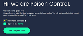 poison control hello
