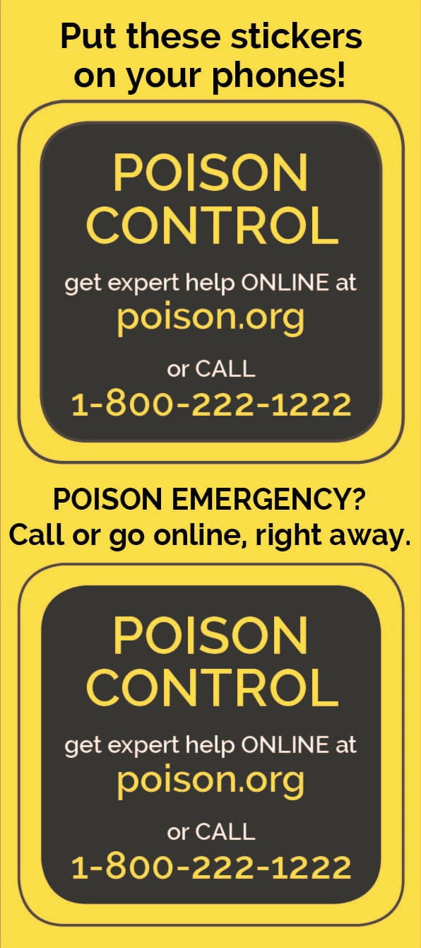 Poison Prevention Materials Poison Control