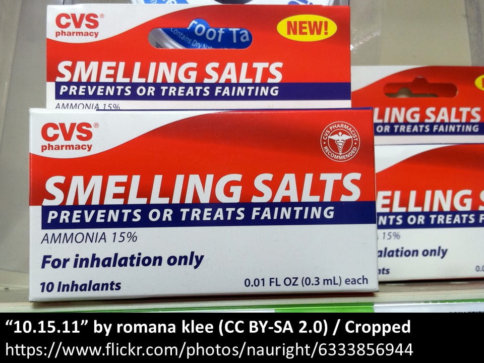 CVS brand smelling salts