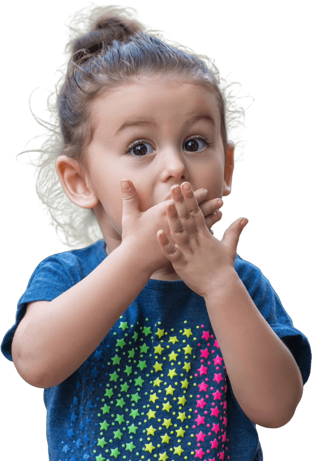 Little Girl with hands on her hips