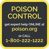 Poison Help magnet. Place on your refrigerator so Poison Control's number is always handy.