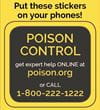 Stickers. Two stickers on a sheet. Place these on or near your telephones. Count each sheet as one item.
